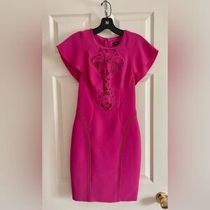 Stunning Karen Millen Fuchsia/Magenta Dress -Size 2